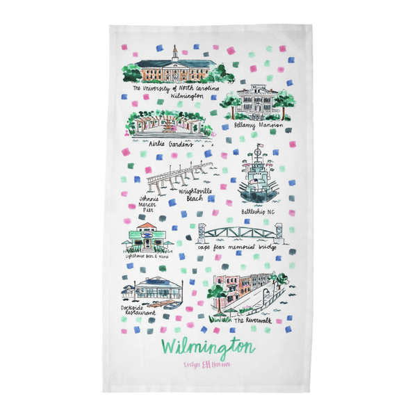 Wilmington, NC Tea Towel