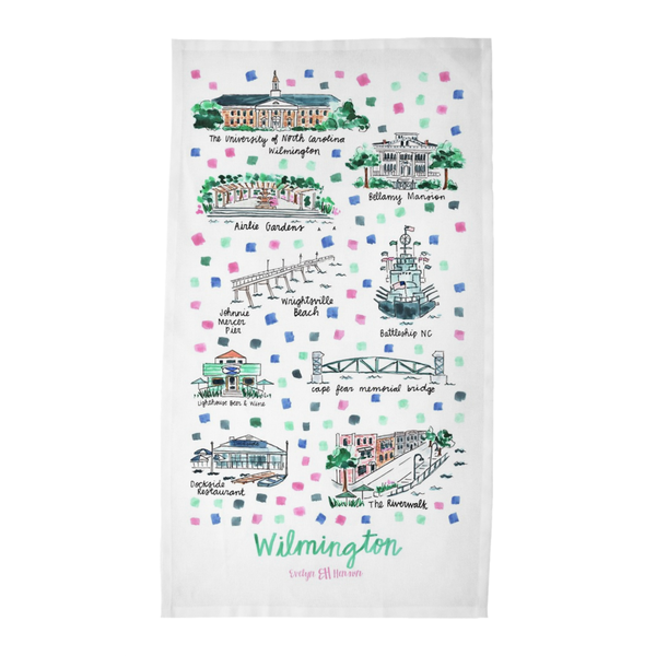 Wilmington, NC Tea Towel