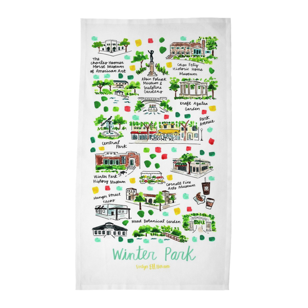 Winter Park, FL Tea Towel