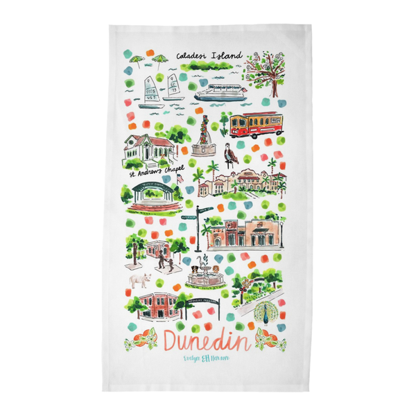 Dunedin, FL Tea Towel