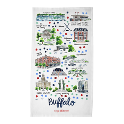 Buffalo, NY Tea Towel