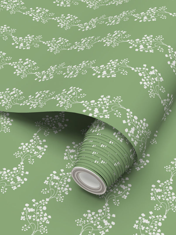 Love Fern Wallpaper - Green