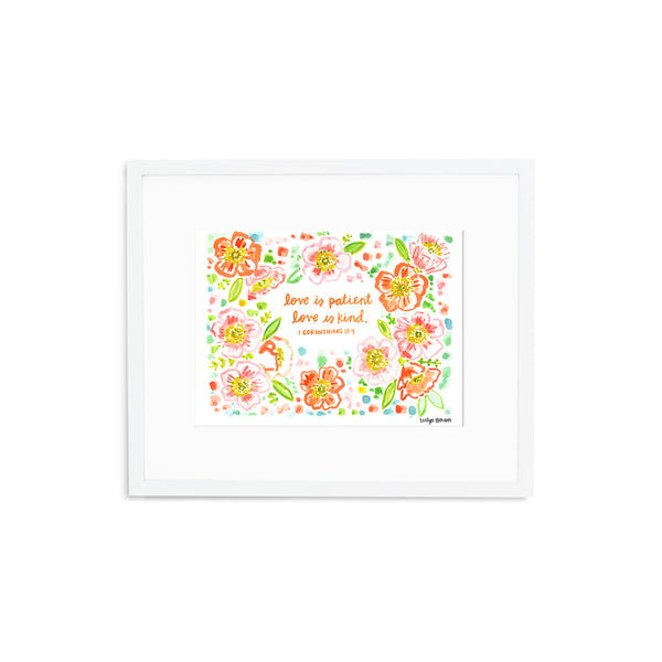 The "1 Corinthians 13:4" Fine Art Print