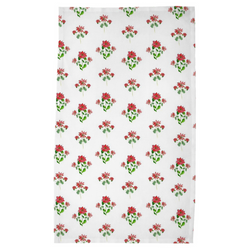 Poinsettias Holiday Tea Towel