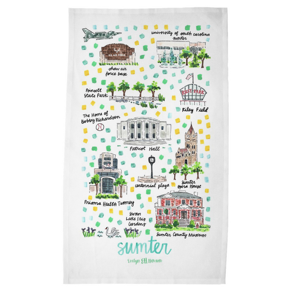 Sumter, SC Tea Towel