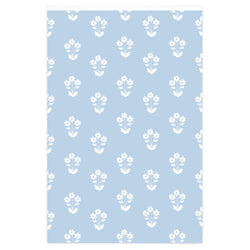 Floral Blues Wrapping Paper