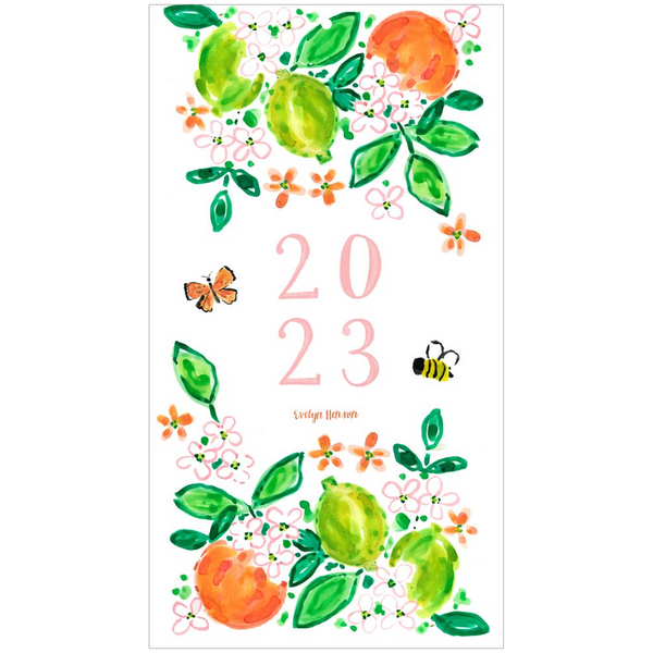 2023 Wall Calendar, Floral Verse Edition