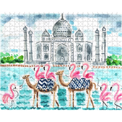 Flamingo to India Puzzle
