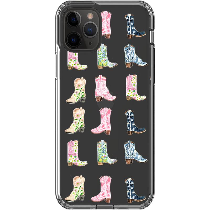 Phone Case, Cowgirl Boots Print