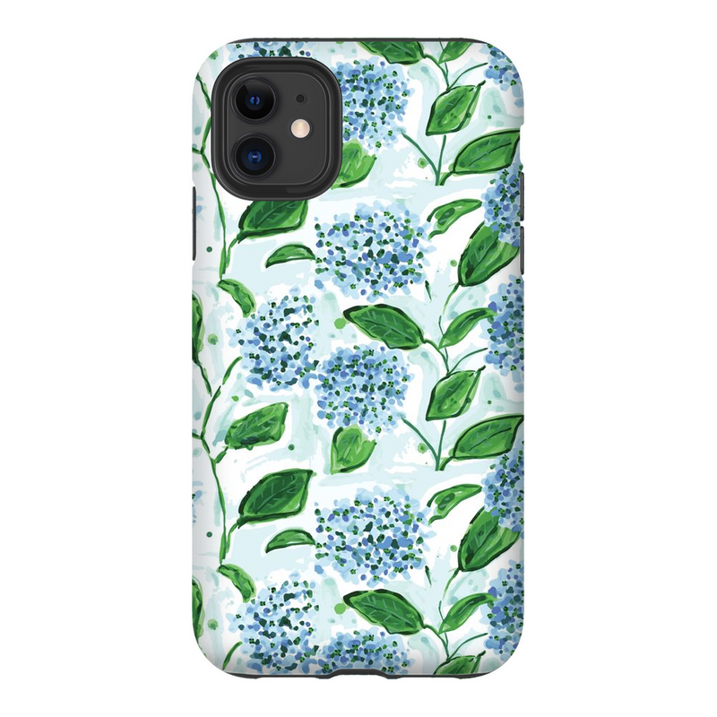 Phone Case, Hydrangea Blue Print