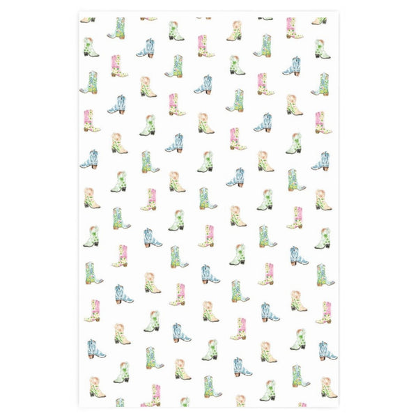 Cowgirl Boots Wrapping Paper