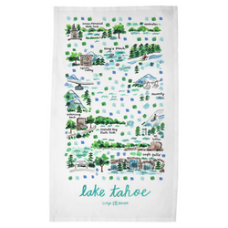 Lake Tahoe Tea Towel