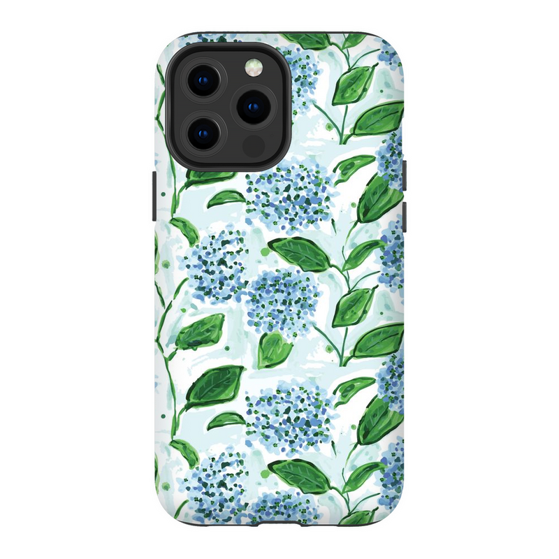 Phone Case, Hydrangea Blue Print
