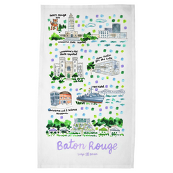 Baton Rouge, LA Tea Towel