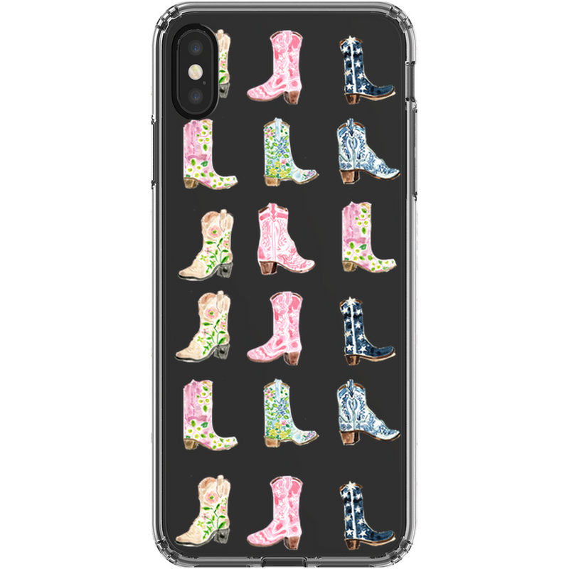 Phone Case, Cowgirl Boots Print