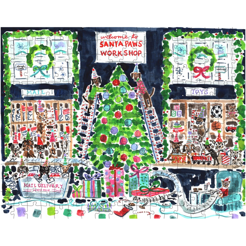 Santa Paws Workshop Puzzle