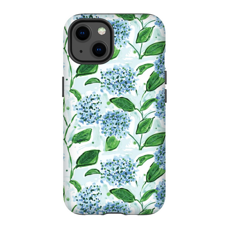 Phone Case, Hydrangea Blue Print