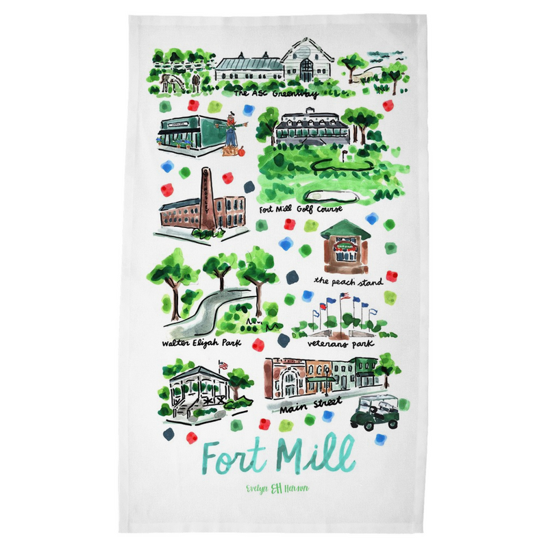 Fort Mill, SC Tea Towel