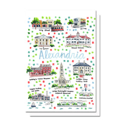 Alexandria, VA Map Card