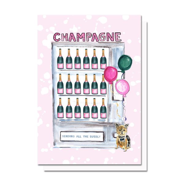 All The Champagne Card