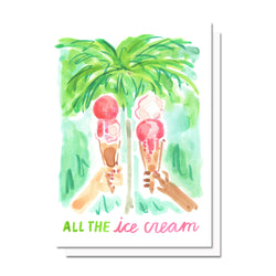 All the Ice Cream Card