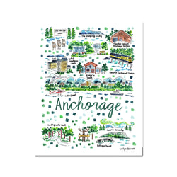 "Anchorage, AK" Fine Art Print