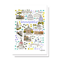 Annapolis, MD Map Card