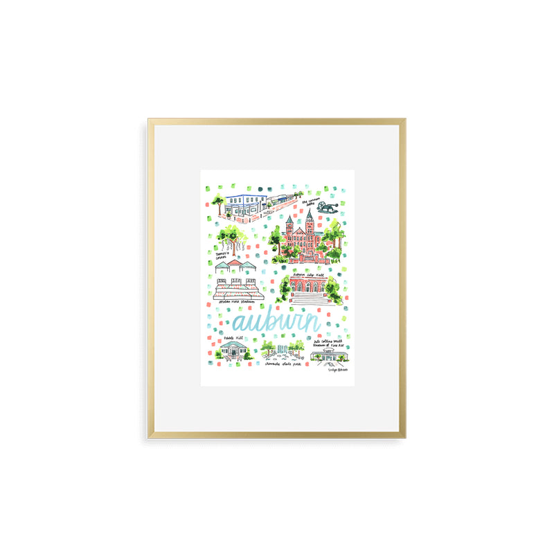 "Auburn, AL" Fine Art Print