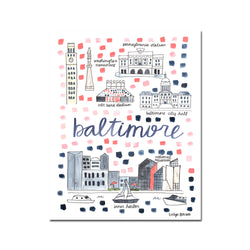 "Baltimore, MD" Fine Art Print