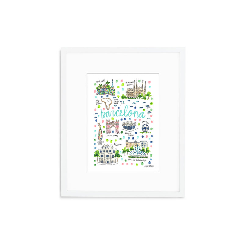 "Barcelona, Spain" Fine Art Print
