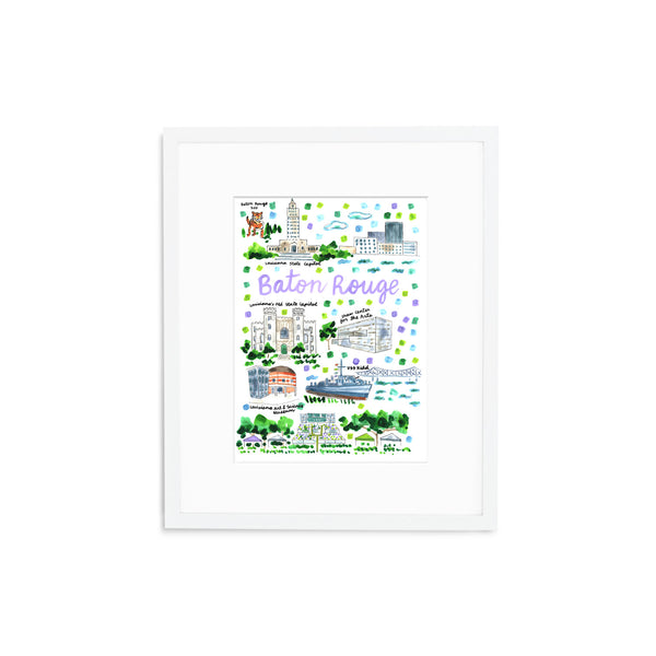 "Baton Rouge, LA" Fine Art Print