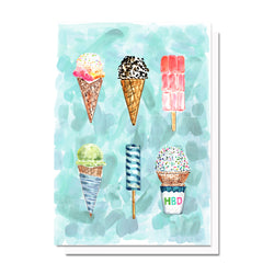 Birthday Ice Cream Card