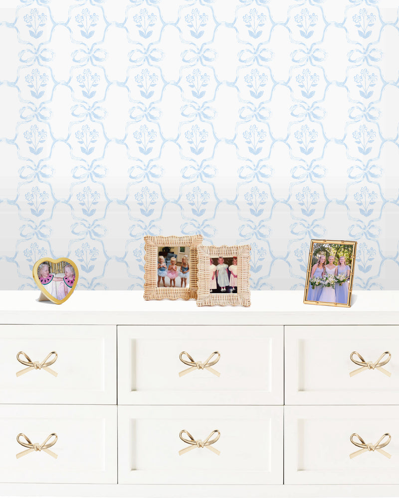 Trois Wallpaper - Blue