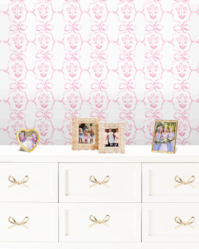 Trois Wallpaper - Pink