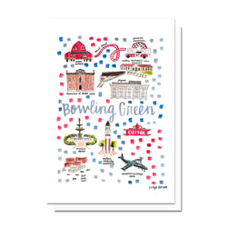 Bowling Green, KY Map Card