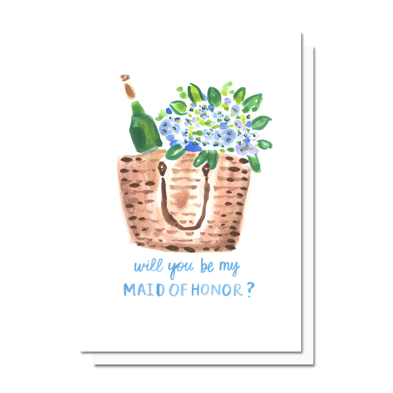 Bridal Tote Bridesmaids/MOH Ask Card