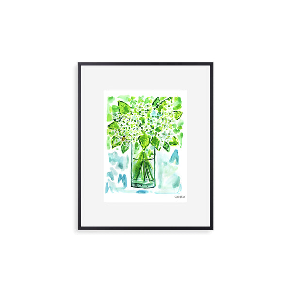 The "Hydrangea Bumblebee" Fine Art Print