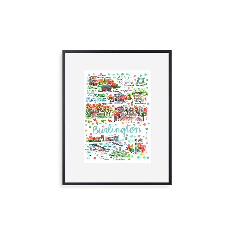 "Burlington, VT" Fine Art Print