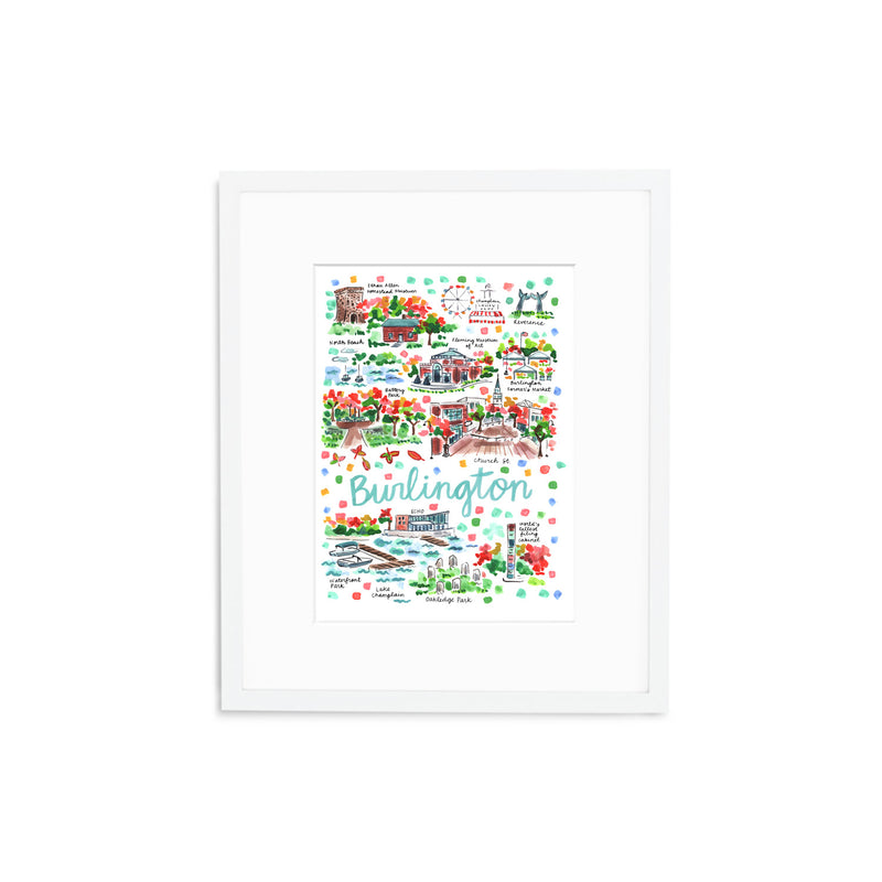 "Burlington, VT" Fine Art Print