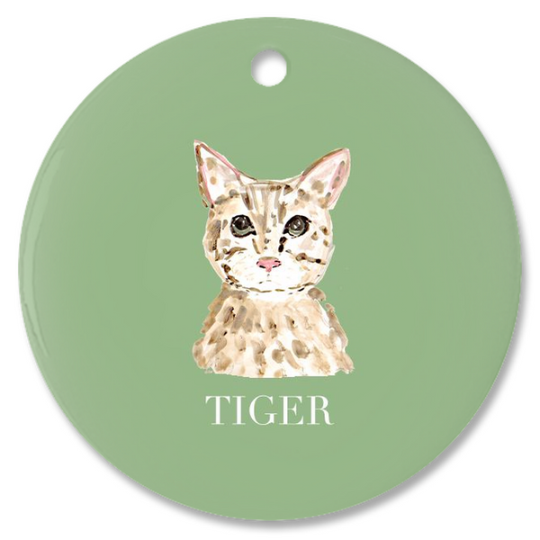 Personalized Cat Ornament