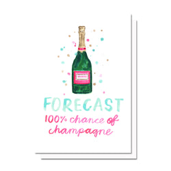 Champagne Forecast Card