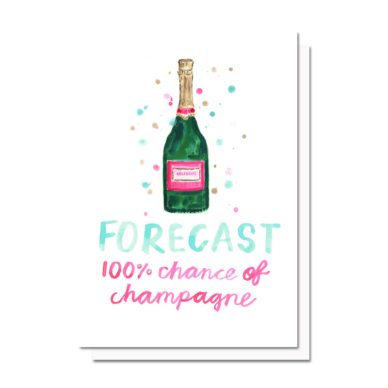 Champagne Forecast Card