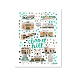 "Chapel Hill, NC" Fine Art Print