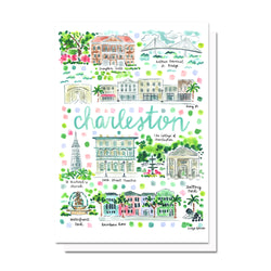 Charleston, SC Map Card