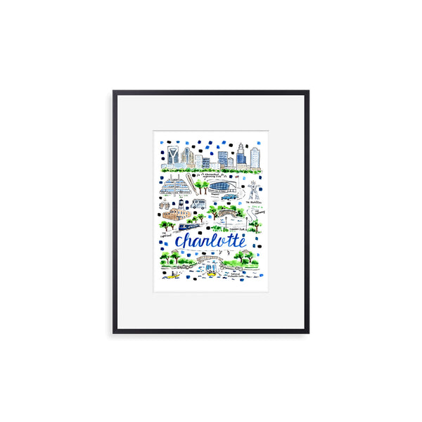 "Charlotte, NC" Fine Art Print