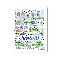 "Charlotte, NC" Fine Art Print