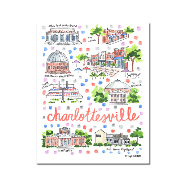 "Charlottesville, VA" Fine Art Print