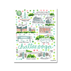 "Chattanooga, TN" Fine Art Print