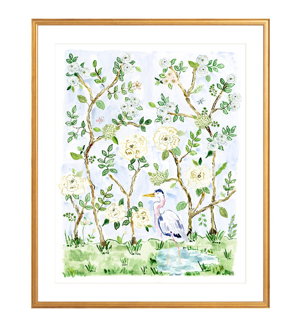 The "Chinoiserie Blues No. 2" Fine Art Print