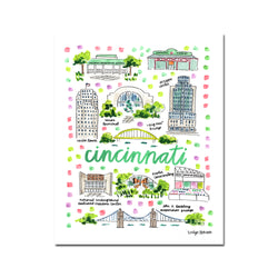 "Cincinnati, OH" Fine Art Print